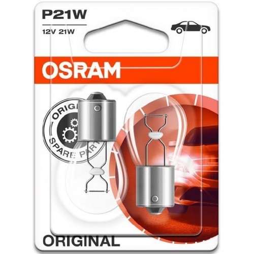 01291245 АВТО ЛАМПА P21W 12V 21W BA15s OSRAM 7506 БЛИСТЕР- 2 броя