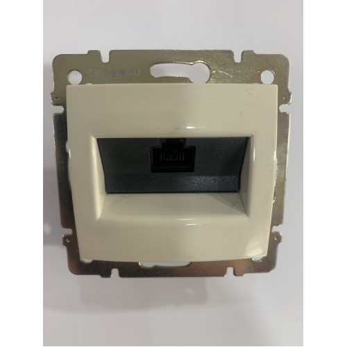 01455 VALENA РОЗЕТКА КОМПЮТЪР RJ45 КРЕМ - СТАР ДИЗАЙН - LEGRAND