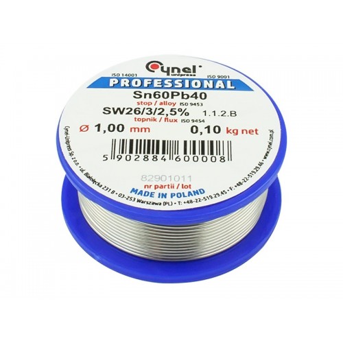 0187000006 ТИНОЛ CYNEL - 1,00 -мм. - 100гр. -
