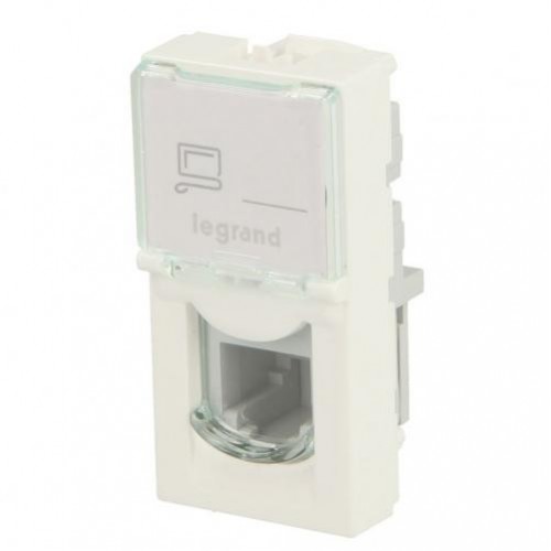 148256 LEGRAND РОЗЕТКА RJ45 FTP CAT 5eLCS2 1M MOSAIC 76552