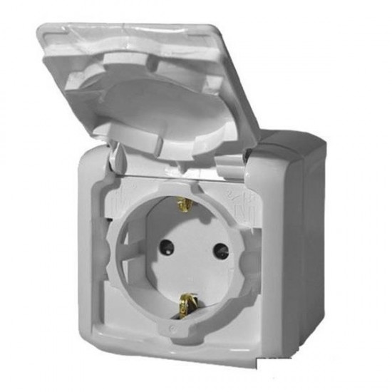 01488916 FORIX ПКОМ КОНТАКТ ШУКО IP44 БЯЛ 782373 LEGRAND 