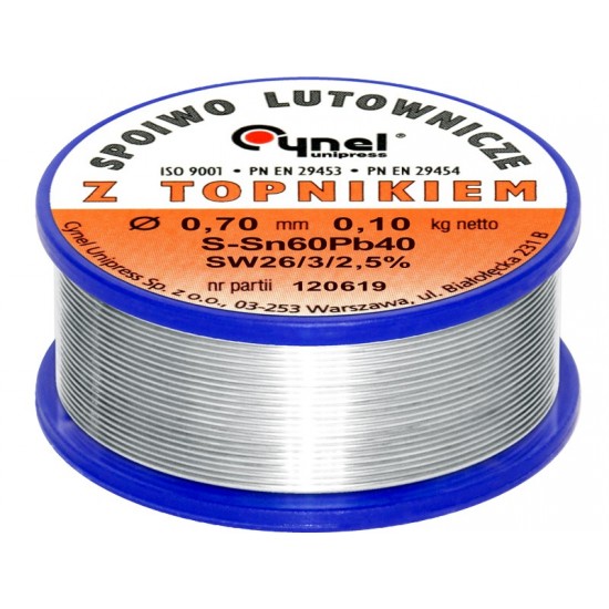 0187218 ТИНОЛ CYNEL - 0,70 -мм.  - 100гр. -