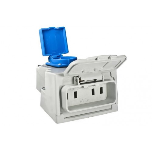 03067 АТРА ТРИФАЗЕН МОДУЛ IP44 3х25А+1х16А