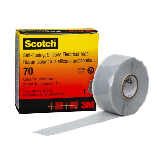 03119 ЛЕНТА Scotch 70  25.4х9.1х0.30 Силиконова