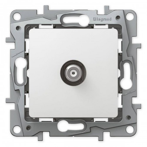 0148195 NILOE РОЗЕТКА TV БЯЛА ЗА F-КОНЕКТОР 1.5dB 764550 - ТЕЛЕВИЗИЯ