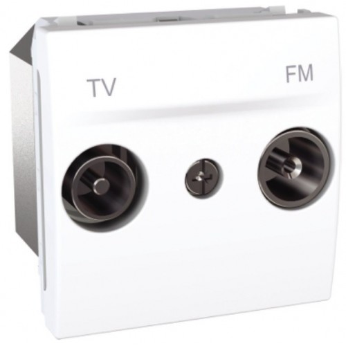 056317 UNICA 2М МЕХАНИЗЪМ РОЗЕТКА TV/FM БЯЛ MGU3.451.18