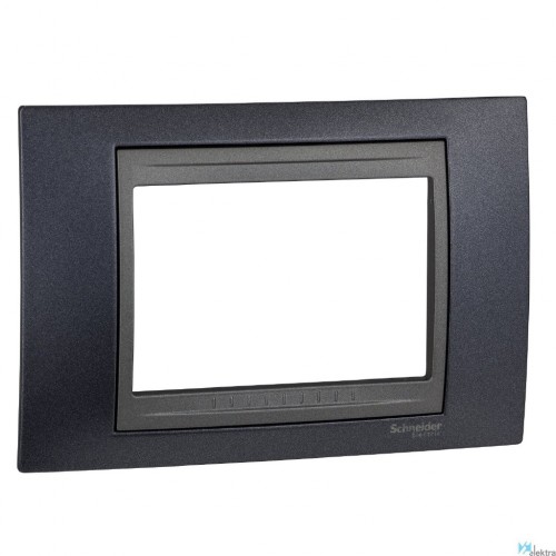 056395 UNICA TOP РАМКА-3 ТРОЙНА СИВ МЕТАЛИК/ГРАФИТ MGU66.103.297