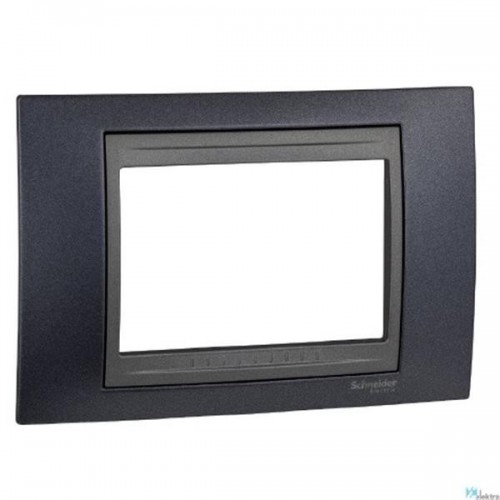 056395 UNICA TOP РАМКА-3 ТРОЙНА СИВ МЕТАЛИК/ГРАФИТ MGU66.103.297