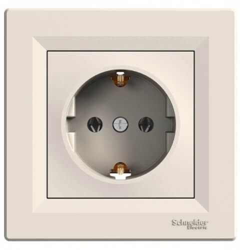 058012 Asfora КОНТАКТ ШУКО КРЕМ EPH2900123 Schneider