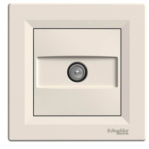 058022 Asfora РОЗЕТКА ТЕЛЕВИЗИЯ TV КРЕМ EPH3200123 Schneider