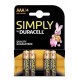 02200001 БАТЕРИЯ DURACELL R03 AAA 1.5V