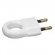 105000208 LEGRAND МИНИ ЩЕПСЕЛ 2P 6A БЯЛ С РИНГ 50162