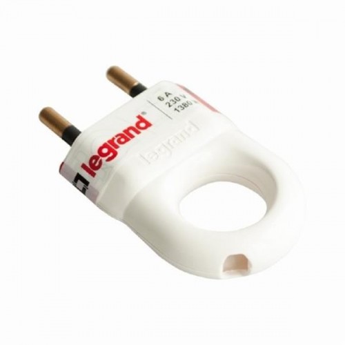 105000208 LEGRAND МИНИ ЩЕПСЕЛ 2P 6A БЯЛ С РИНГ 50162