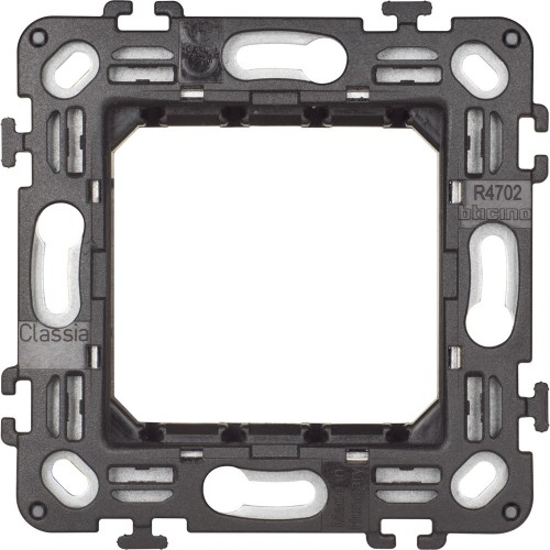 105000381 Bticino МОНТАЖНА РАМКА БЕЗ КРАЧЕТА - 2М R4702 CLASSIA LEGRAND