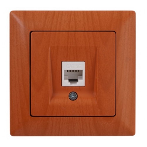01691 VISAGE РОЗЕТКА КОМПЮТЪР RJ45 СВЕТЪЛ МАХАГОН - 409930