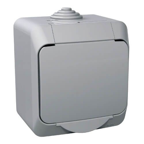 0570081 CEDAR КЛЮЧ ПКОМ ДЕВИАТОР СХ.6 ПКОМ IP44 - СИВ - WDE000660