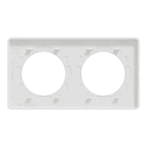 057000006 ODACE TOUCH РАМКА-2 ДВОЙНА БЯЛА S520804