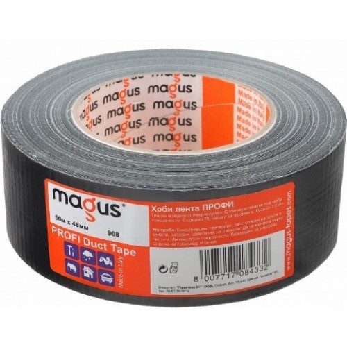 03135 PROFI ХОБИ ЛЕНТА 50M/48MM MAGUS ЧЕРНА 908
