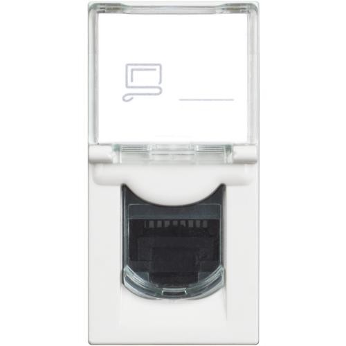 105000384 Bticino КОМПЮТЪРНА РОЗЕТКА RJ45 Cat.5e UTP 1М Classia БЯЛО RW4279C5E LEGRAND