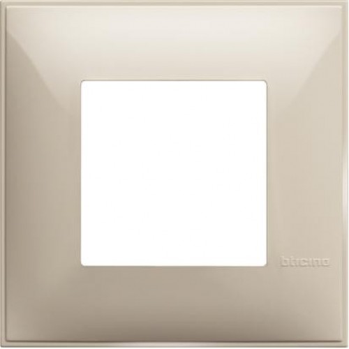 105402 BTICINO РАМКА-1 2М КРЕМ CLASSIA R4802CR LEGRAND