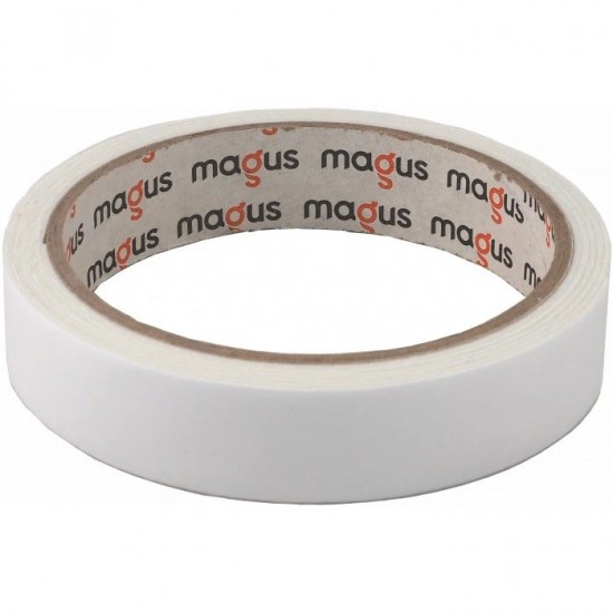 03166 ЛЕНТА MAGUS 19мм/1.50м. ДВОЙНОЛЕПЯЩА 