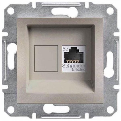 05800078 ASFORA РОЗЕТКА КОМПЮТЪР RJ45 Cat5e UTP МЕХАНИЗЪМ  БРОНЗ EPH4300169