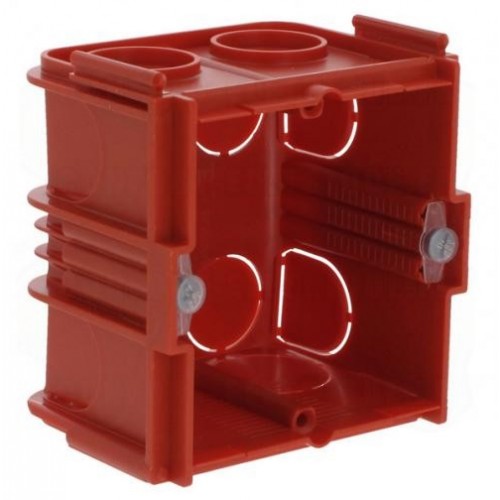 01489 КОНЗОЛА - 70х70х50 - ЗА ВГРАЖДАНЕ BATIBOX ЧЕРВЕНА ЗА ВГРАЖДАНЕ - 80151 LEGRAND