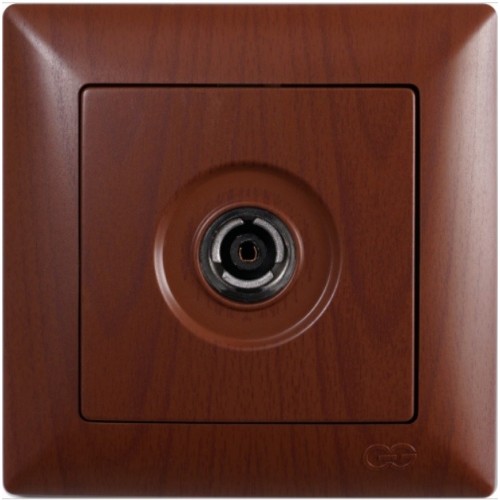 01677 VISAGE РОЗЕТКА ТЕЛЕВИЗИЯ - TV ТЪМНО ДЪРВО - 409222