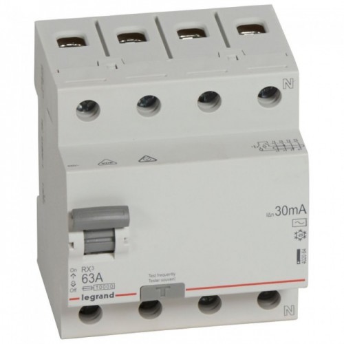 24006824 LEGR ДТЗ 4P 63A 30mA AC RX3 402064