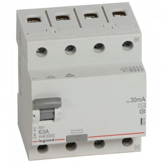 24006824 LEGR ДТЗ 4P 63A 30mA AC RX3 402064