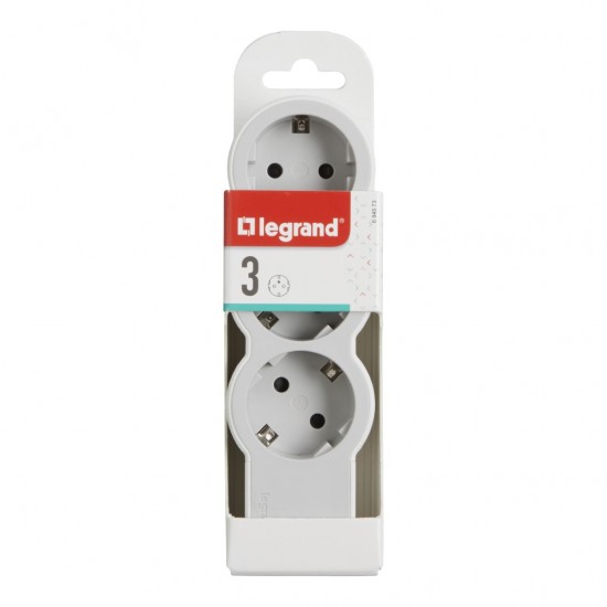 105000542 LEGRAND РАЗКЛОНИТЕЛ 3 БЕЗ КАБЕЛ БЯЛО/СИВО 694573