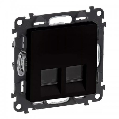 2400578970 VALENA LIFE МЕХ 2xRJ45 UTP Cat.5e ЧЕРНА 756361