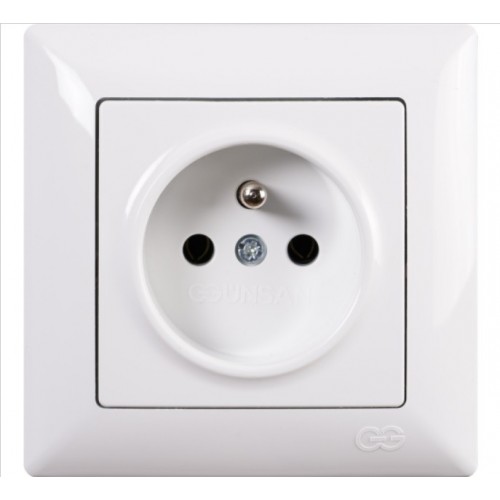 01670 VISAGE КОНТАКТ ЗА UPS БЯЛ - 408118 ФРЕНСКИ СТАНДАРТ