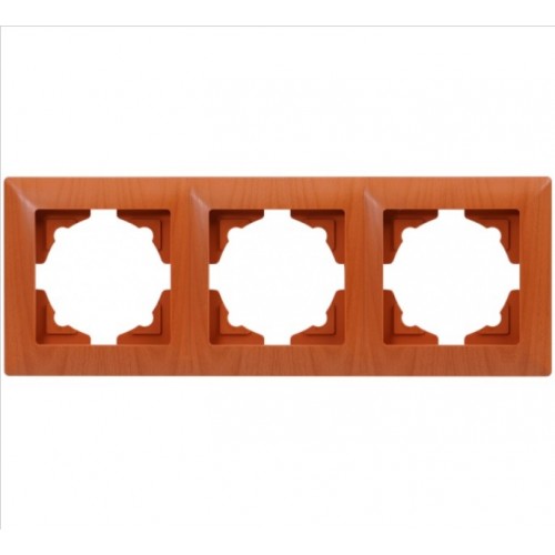 01694 VISAGE РАМКА-3 ТРОЙНА СВЕТЪЛ МАХАГОН - 409943