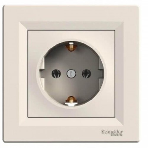 058037 Asfora КОНТАКТ ШУКО С ДЕТСКА ЗАЩИТА КРЕМ EPH2900223 Schneider
