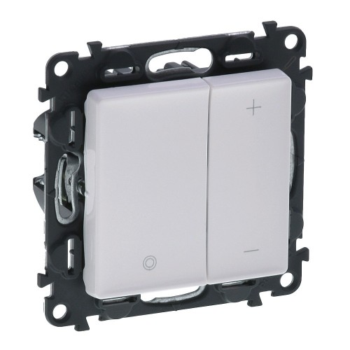 105166 VALENA LIFE МЕХ PUSH ДИМЕР 400W БЯЛ ЗА LED 752162 LEGRAND
