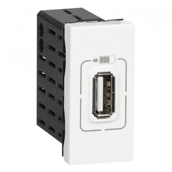 01479038 РОЗЕТКА USB - 1M 5V 750mA MOSAIC 77591