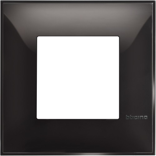 105000404 Bticino РАМКА-1 2Модула Classia ЧЕРНА R4802BC