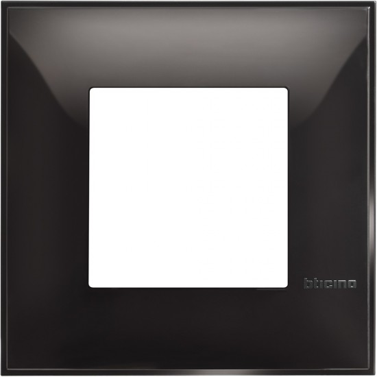 105000404 Bticino РАМКА-1 2Модула Classia ЧЕРНА R4802BC