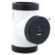 105000557 LEGRAND - ТАФ - 2 - USB tipe A - USB tipe C -  ВЪРТЯЩ СЕ КОРПУС - БЯЛО/СИВО 694522 Premium АДАПТОР