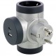 105000558 LEGRAND - ТАФ - 2 - USB tipe A - USB tipe C -  ВЪРТЯЩ СЕ КОРПУС - АЛУМИНИЙ/СИВО 694524 Premium АДАПТОР