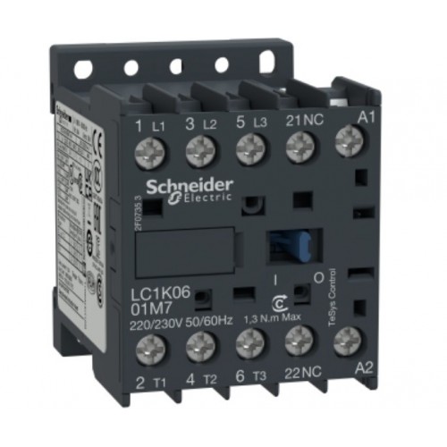 054052 КОНТАКТОР LC1K0610P5 6A 230V 50Hz 1NO SCHNEIDER
