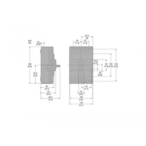 055009 ПРЕКЪСВАЧ ИЗИПАК 200А EZC250N3200 SCHNEIDER EASYPACT