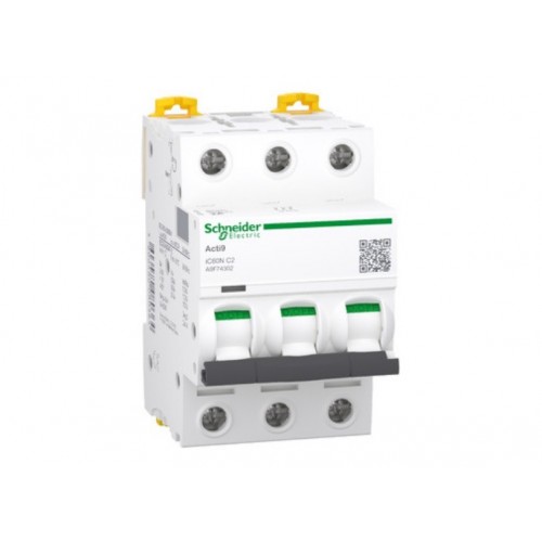 052000015 ACTI9 АВТОМАТИЧЕН ПРЕКЪСВАЧ IC60N 3P 2A A9F74302 SCHNEIDER