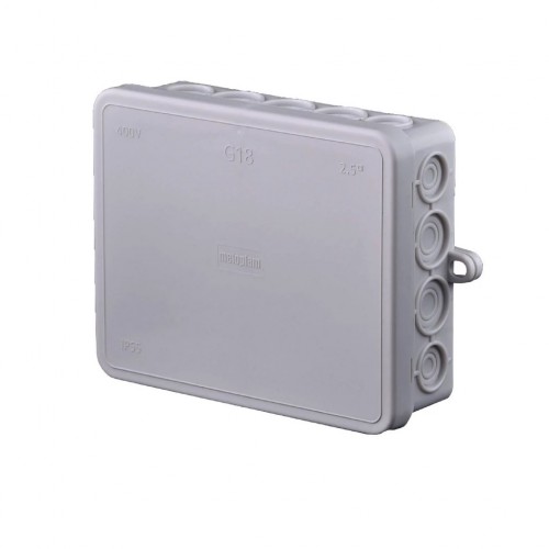 029433 Р.К ПКОМ СИВА FD-18 125x100 - G18 - IP55 РАЗКЛОНИТЕЛНА КУТИЯ
