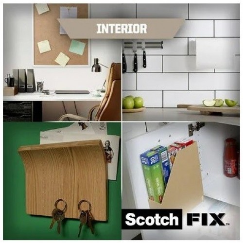 240576674 ЛЕНТА Scotch-Fix ДВОЙНОЛЕПЯЩА 19mm / 1.5m ВЪТРЕШНА - 3М -