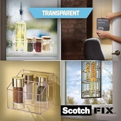 240576681 ЛЕНТА Scotch-Fix ДВОЙНОЛЕПЯЩА 1.5м./19мм ПРОЗРАЧНА - 3М -