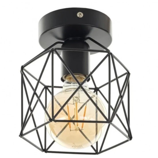 20162658 Плафон kava, черен, 1xE27 EL 4438