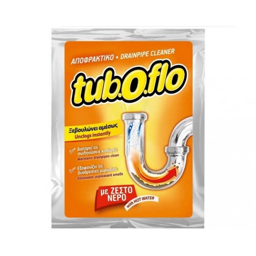 0321000321 ПРЕПАРАТ - TUBOFLO - ЗА ОТПУШВАНЕ НА КАНАЛИ 100гр. ТОПЛА ВОДА