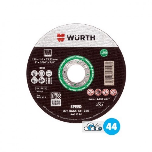 2400009542 ДИСК Ф125мм INOX - ЛАМАРИНА - WURTH